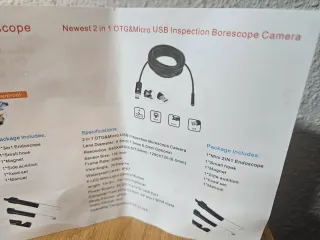 Cámara Endoscópica USB Flexible