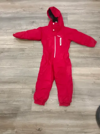 Mono de nieve rojo para niñ@ talla 5