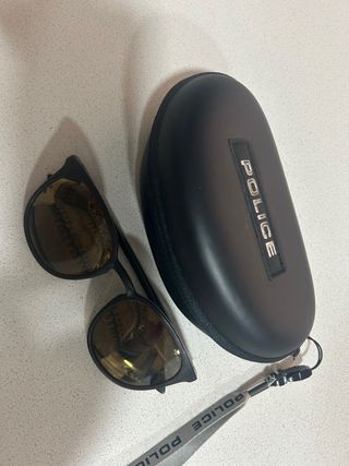 Gafas de sol Police hombre negras y marrones