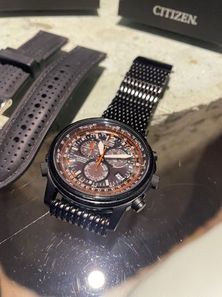 Citizen Eco-Drive Cronógrafo E67- funciona perfect