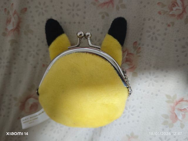 Monedero Pikachu Peluche