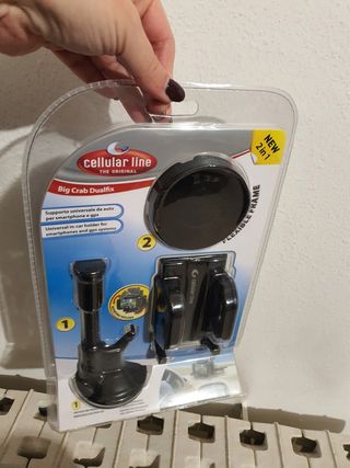 Supporto auto Cellular Line Big Crab Dualfix