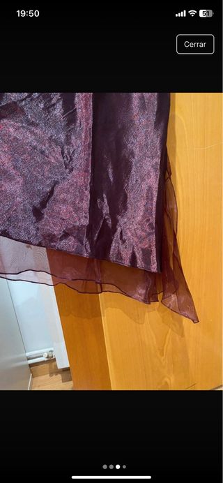 Vestido fiesta morado