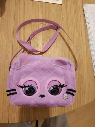 Bolso Peluche Morado furby