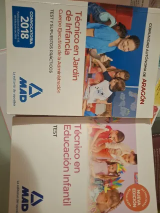Libros test opos técnico educación infantil