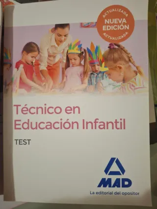 Libros test opos técnico educación infantil