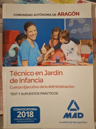Libros test opos técnico educación infantil