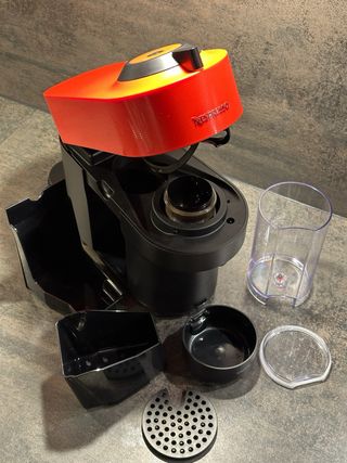 Cafetera Nespresso Pop Vertuo Krups Roja