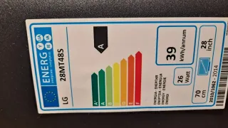 Smart TV de 27,5" o Monitor PC. LG 28MT48S