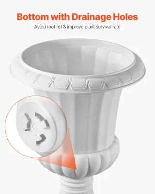 Vaso per Fioriere in Plastica 40 x 67 cm Classico