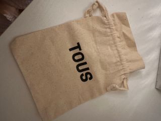 Bolsa de tela Tous beige
