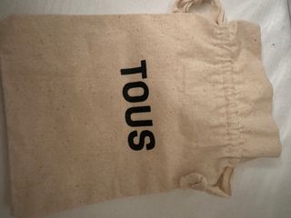 Bolsa de tela Tous beige