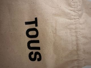 Bolsa de tela Tous beige