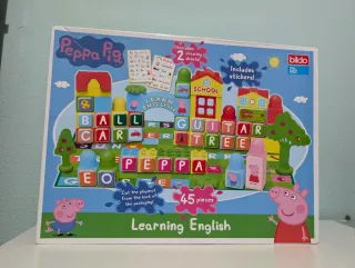 Juego Peppa Pig Aprende Inglés 45 Piezas