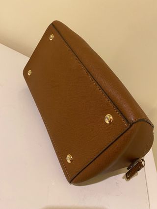 Bolso Sandrine satchel Michael Kors cuero marron