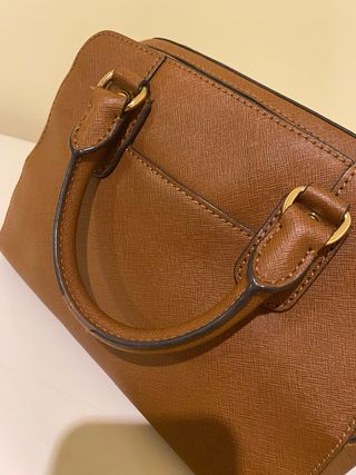 Bolso Sandrine satchel Michael Kors cuero marron