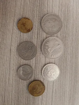Lote de 7 monedas antiguas Alemania