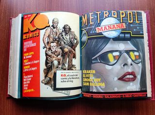 Colección cómic Metropol encuadernada