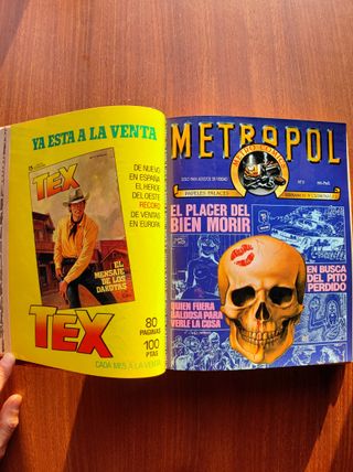 Colección cómic Metropol encuadernada