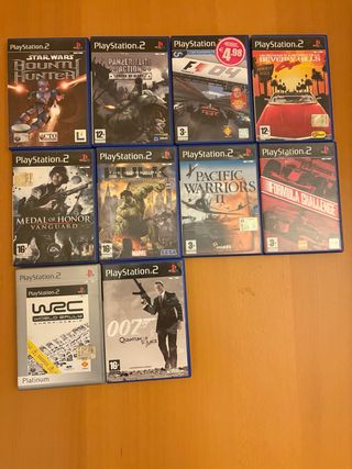 Lot 10 PS2 Videogames PAL