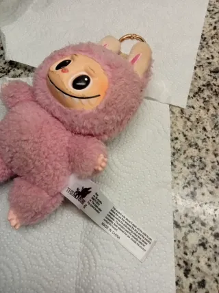 Labubu Peluche Llavero Rosa