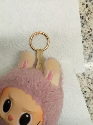 Labubu Peluche Llavero Rosa
