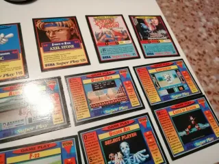 16 Cartas Panini Sega Super Play