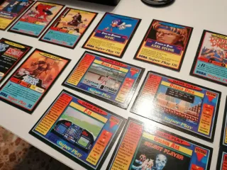 16 Cartas Panini Sega Super Play