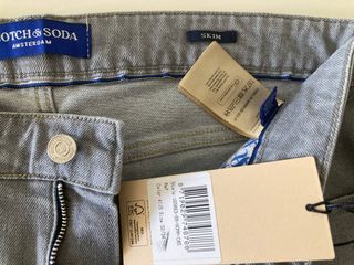 Scotch & Soda Skim. Pantalón vaquero gris. W32 L34