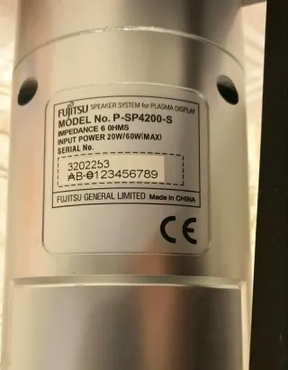 Altavoces Fujitsu  TV grande/Dolby Prologic e.t.c.