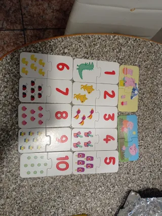 Puzzle Peppa Pig Números Lógica
