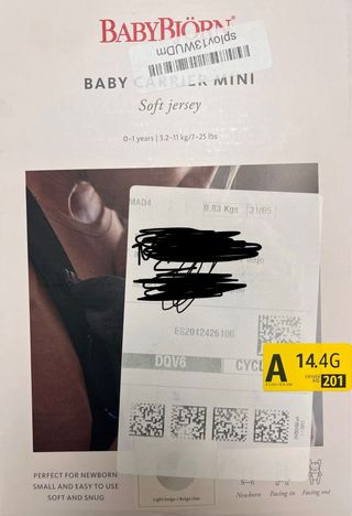 BabyBjörn mochila porteo