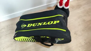 Paletero Dunlop Negro y Amarillo