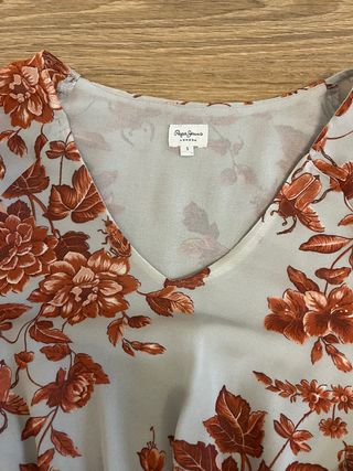 Vestido midi Pepe Jeans floral talla S