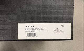 Sneakers Amiri Runners Beige/Bianco