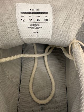 Sneakers Amiri Runners Beige/Bianco