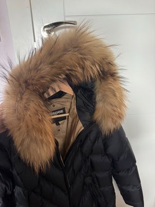 Abrigo Blauer Negro Talla XL con Capucha