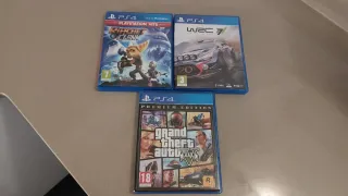 Juegos PS4: Ratchet & Clank, WRC 7, GTA V