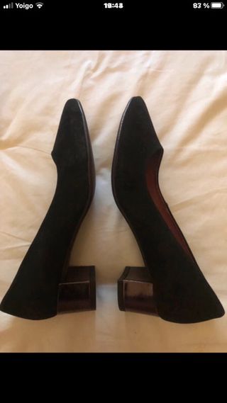 Zapatos de piel Frank negros