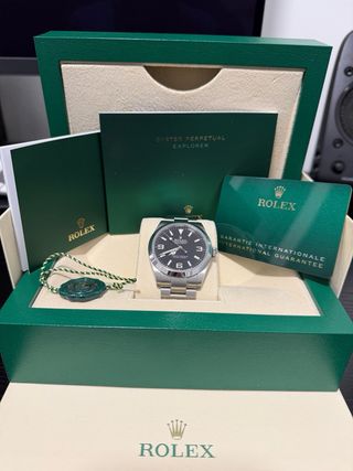 Rolex Explorer Negro