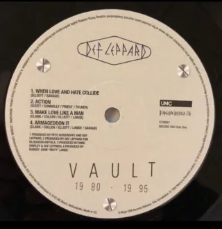 Def Leppard Vault 2 LP Recopilatorio