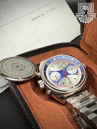 OKEAH Crono ST1901 cristal de zafiro. OCEAN Nuevo!