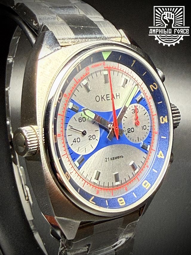 OKEAH Crono ST1901 cristal de zafiro. OCEAN Nuevo!