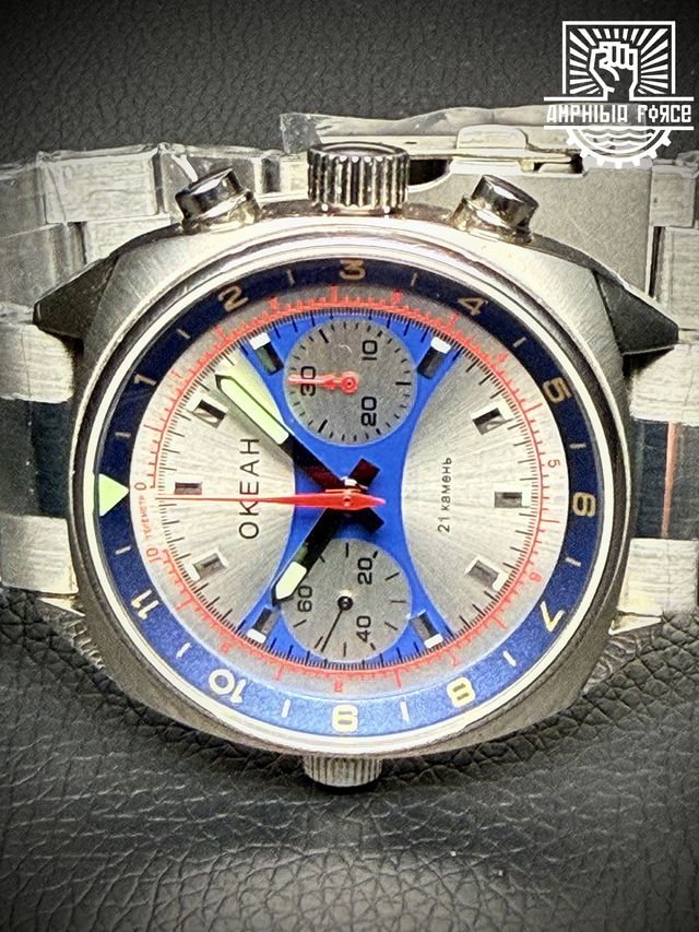 OKEAH Crono ST1901 cristal de zafiro. OCEAN Nuevo!