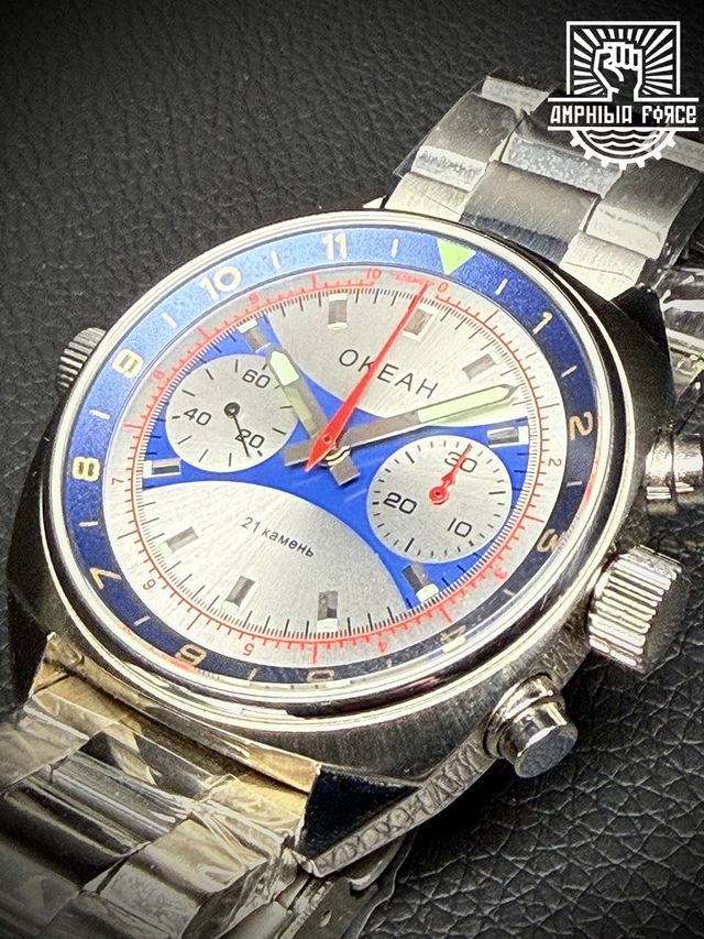 OKEAH Crono ST1901 cristal de zafiro. OCEAN Nuevo!