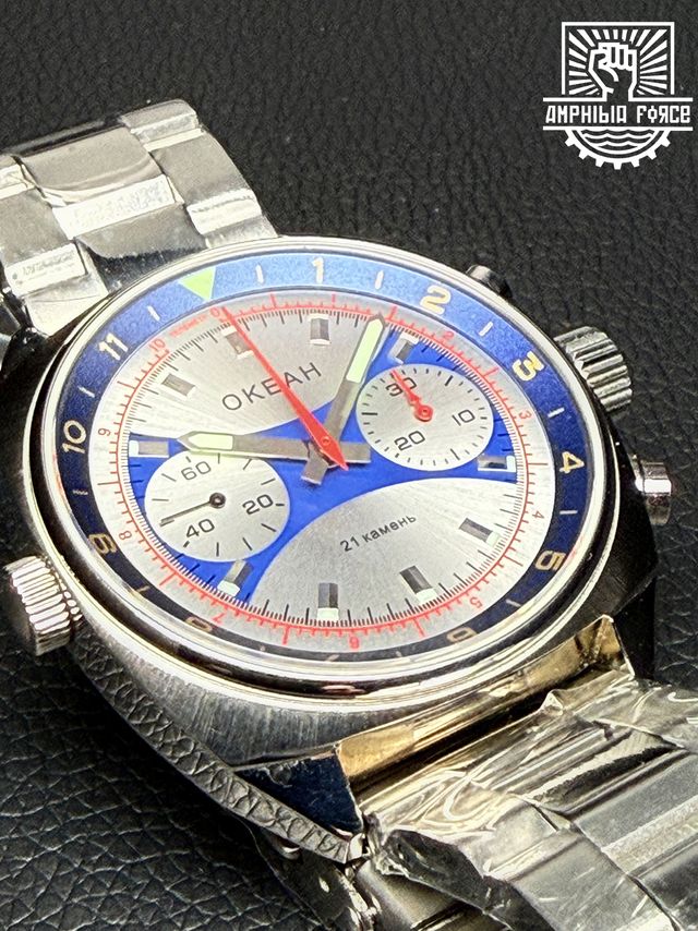 OKEAH Crono ST1901 cristal de zafiro. OCEAN Nuevo!