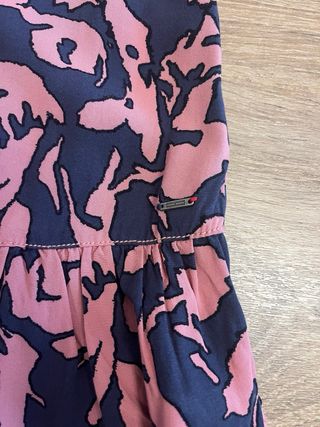 Vestido Tommy Hilfiger azul y rosa