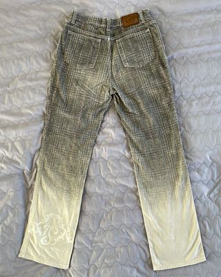 Pantaloni Cavalli Jeans Tartan Cotone Invernale