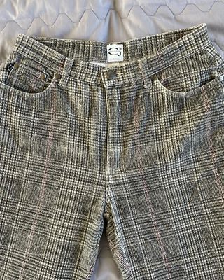 Pantaloni Cavalli Jeans Tartan Cotone Invernale