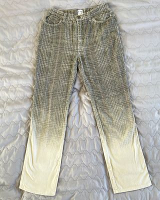 Pantaloni Cavalli Jeans Tartan Cotone Invernale
